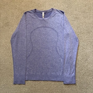 Lululemon Swiftly Tech Long Sleeve Shirt Women’s Sz 8 Purple Seamless Run Train - Picture 1 of 11