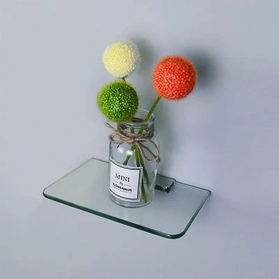 Vidrio templado flotante decorativo montado en la pared JMBL 7,87 pulgadas, transparente  Foto 1 de 4