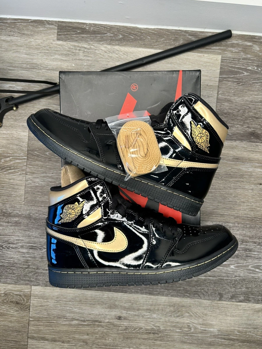 Jordan 1 Retro OG High Black Gold | eBay