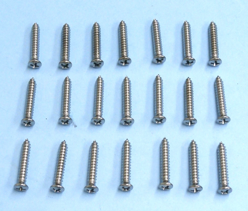 1973-87 Chevrolet GMC pickup truck Interior molding retainer screw set of 21  - Image 1 of 1