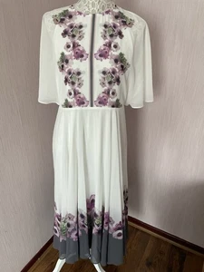 TED BAKER BEGONI MIDI DRESS IN SIZE TB4,size 14,never worn - Picture 1 of 18