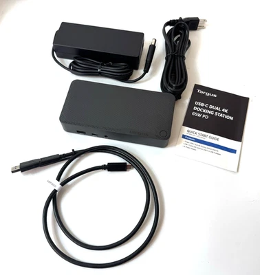 NEW Targus DOCK310USZ-50 USB-C Dual 4K Universal Dock Station 65W PD DOCK310 - Image 1 of 2