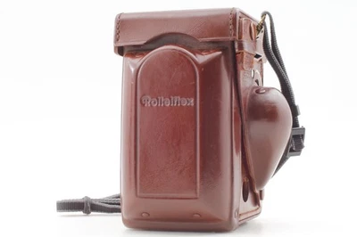 【 Near Mint w/Meter Cover 】 Rolleiflex 2.8F Vintage Leather Case TLR From JAPAN - Image 1 of 4
