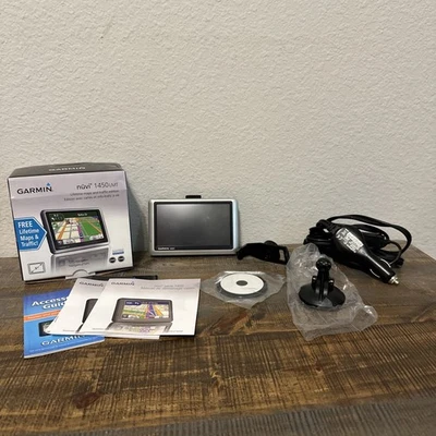Garmin Nuvi 1450 LMT 5" GPS-lifetime Maps With Charger And Power Cord-bundle - Image 1 of 4