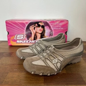 Skechers Damen Heirloom Sneaker 7 beige Slipper bequem 90er Stretch Walking BOX - Bild 1 von 8