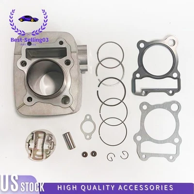 For Kawasaki KLX140 KLX 150 Cylinder Kit Standard 58mm Block Piston Rings — 第 1/4 张图片