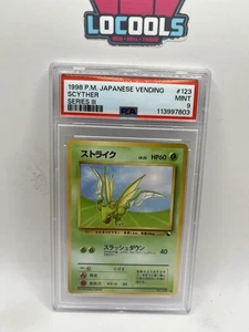 PSA 9 MINT Scyther Japanese Vending Series III 1998 Pocket Monsters - Picture 1 of 2