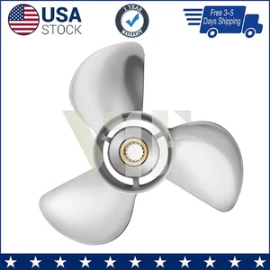 13 3/4 x 15 Stainless Steel Boat Propeller For Mercury 15Tooth 40-140HP RH - Imagen 1 de 5