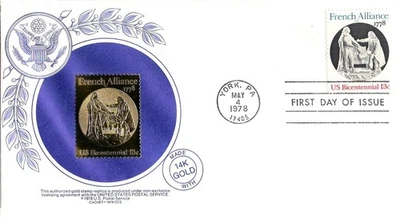 USA 1978, 15 Diff 14K"Gold"Foil 1st Day Covers Scott's #1731 - #1758   17 Views - Image 1 of 4