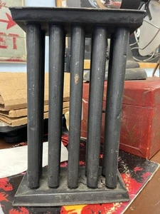 1800S 10 HOLE CANDLE MOLD W/ HANDLE NICE CONDITION HAND MADE ROLLED TIN BLACK - Picture 1 of 8