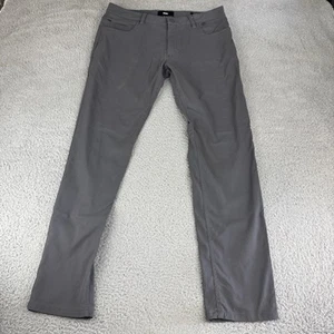 True Linkswear Pants Mens 33x30.5 Grey All Day Slim Tapered Performance Golf - Picture 1 of 13