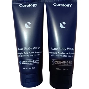 Curology Acne Body Wash 3.4 Fl Oz Salicylic Acid & Tea Tree Oil NEW (2 Bottles)) - Picture 1 of 4