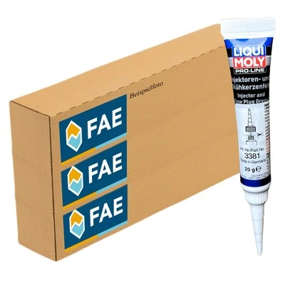 3x FAE Glow Plugs + LIQUI MOLY Grease for Almera II TINO CABSTAR NAVARA NP300 - Image 1 of 4