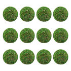  12pcs dekorative Mooskugeln getrocknete Graskugeln für Vasen Tisch Pflanzer
