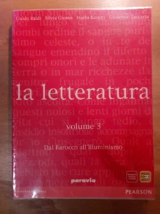 LA LETTERATURA VOL.3 DAL BAROCCO ALL'ILLUMINISMO G.BALDI PARAVIA 9788839517340 - Foto 1 di 1
