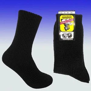 Wollsocken, 100% Wolle, deutsches Produkt von Nordpol ®, flache Naht, 2 Paar - Bild 1 von 6