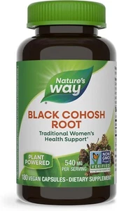 Nature's Way Black Cohosh Root, Traditional Support for Women's Health*, 540 mg, - Picture 1 of 8