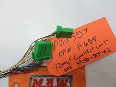 TEMPERATURE CONTROL UNIT DASH A/C HEAT WIRE PLUG CONNECTOR HARNESS END 04-08 TL - Image 1 of 4