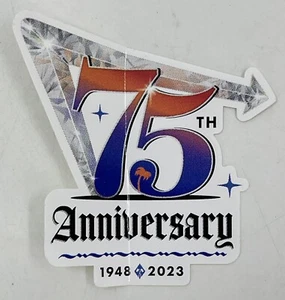 "Calcomanía adhesiva In-N-Out Burger 75 aniversario 4"" X 4"" anuncio coleccionable" - Imagen 1 de 3