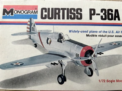 MONOGRAM	CURTISS P-36A	6790 WWII 1/72		   - Immagine 1 di 3