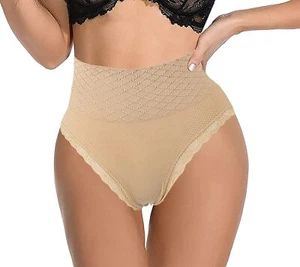 Damen körperformende Schlüpfer hochtailliert Shapewear Bauchkontrolle Unterwäsche Hose - Bild 1 von 97