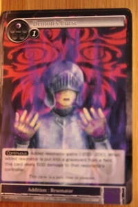 Force of Will CCG ""Demon's Curse"" TAT-077 C - Imagen 1 de 1