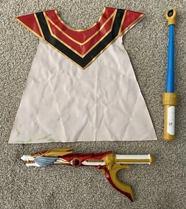 Power Rangers Mystic Force Fierce Dragon Battle Staffs&Cape Cosplay Costume 2006 - Picture 1 of 14
