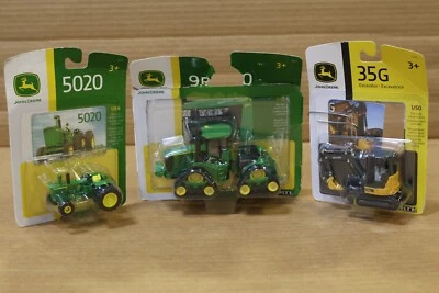 Tractor John Deere 1/64 5020 con dobles - LP79670 CON 2 TRACTORES MÁS. Foto 1 de 4