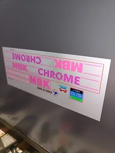 Kit decals 9 stickers MBK CHROME BMX - Imagen 1 de 1
