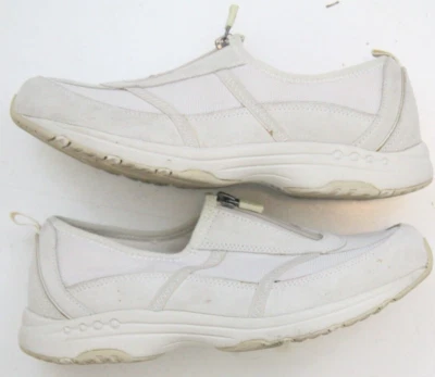 Easy Spirit Zip Running Shoes 9.5 Nine 1/2 Women Beige Woman's 41 European 1-244 - Image 1 of 4