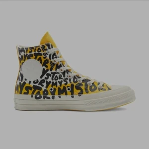 Zapatos Converse Hi Top “My Story” Talla M-5 W-7 Lona Amarillo - Imagen 1 de 5