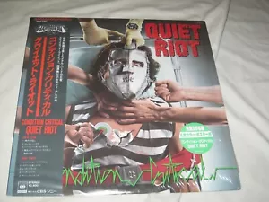 QUIET RIOT Condition Critical (1984) LP+OBI Japan w/Poster Metal CBS/Sony - Picture 1 of 6