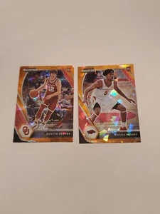 2021 Panini Prizm Draft Picks 2 Card Rookie Lot Reaves/Moody/Orange Ice Prizm  - Bild 1 von 2