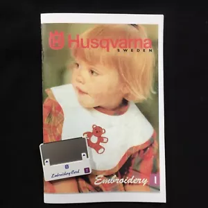 Sampler Embroidery Designs Card #1 for Husqvarna Viking Rose Iris Scandinavia - Picture 1 of 12