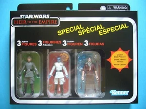 COLECCIÓN VINTAGE STAR WARS 3,75" - HEREDERO DEL IMPERIO PAQUETE DE 3 SIN USAR, EN CAJA *EN STOCK* - Imagen 1 de 7