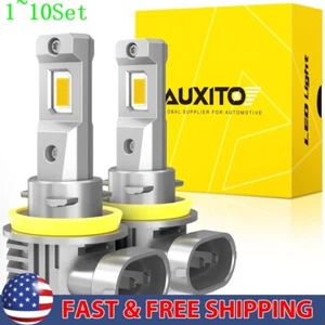 H11 H8 H9 LED Fog Headlight Light Bulbs Kit Golden Yellow High Low Beam 1-10Set - Picture 1 of 14