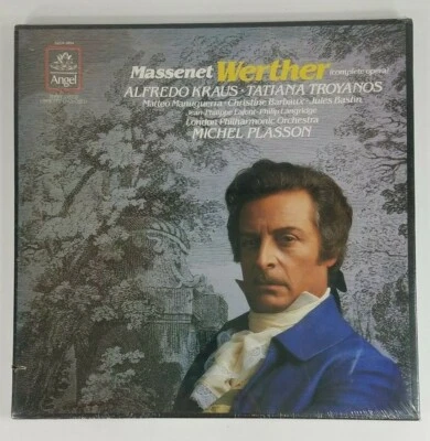 NIP Massenet Werther Complete Opera Alfredo Kraus Tatiana Troyanos 3 LP box set - Image 1 of 4