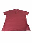 Eddie Bauer Polo Shirt Adult Extra Large Red Cotton Casual