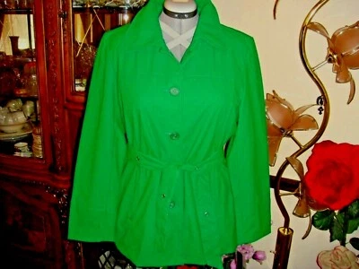 Gabardina Siena Studio Impermeable VERDE Talla GRANDE ¡¡BONITA!!! Foto 1 de 4