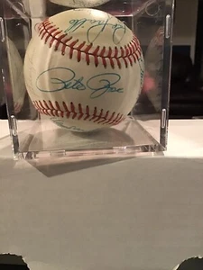 1987 Cincinnati Reds Equipo Firmado Oficial Liga Nacional Béisbol Pete Rose - Imagen 1 de 7