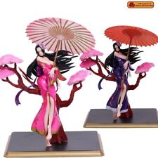 Anime One Piece Boa Hancock Kimono Kabuki Sit Umbrella 1Pc Figure Statue Gift