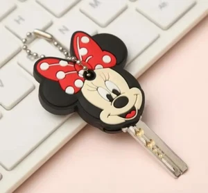 Minnie Maus Schlüsselkappen Schlüsselanhänger Schlüsselmarkierungen - Bild 1 von 2