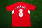 Steven Gerrard Signed Liverpool SHIRT Genuine Signature Istanbul AFTAL COA