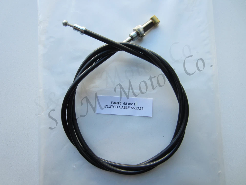 CABLE EMBRAGUE BSA A50 A65 1963-68 LIGHTNING 68-8611, 60-2081, 68-8608, 19-1963 Foto 1 de 1