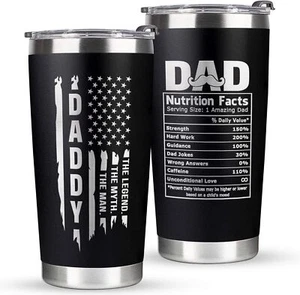 Gifts for Dad from Daughter Son Fathers Day Christmas Tumbler 20oz Coffee Mug - Picture 1 of 6