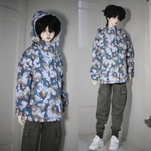 New Forest Deer Print Hooded Cardigan Jacket 1/3 POPO68 Uncle BJD Doll Clothes - Picture 1 of 8