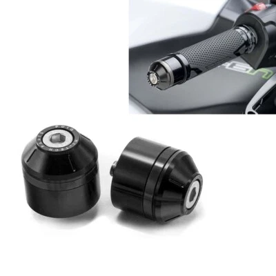 Estremità del manubrio per Kawasaki Versys 650 07-21 Puig 8074N Coppia nero - Immagine 1 di 3