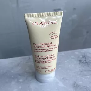 Clarins Hydrating Gentle Foaming Cleanser 50ml Normal To Dry Skin- For Travel - Picture 1 of 4