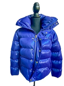 DOLLSKILL Club EXX Ambient Avalanche Metallic Puffer Jacket - Size S - Picture 1 of 14