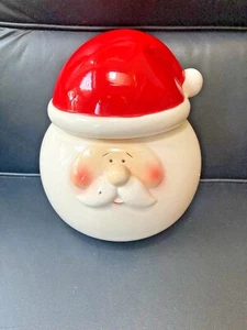 World Market Ceramic Santa Claus Cookie Jar - Picture 1 of 5